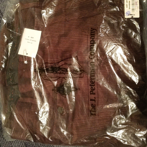 J Peterman Company size 48 Corduroy pants in brown. - Picture 2 of 3